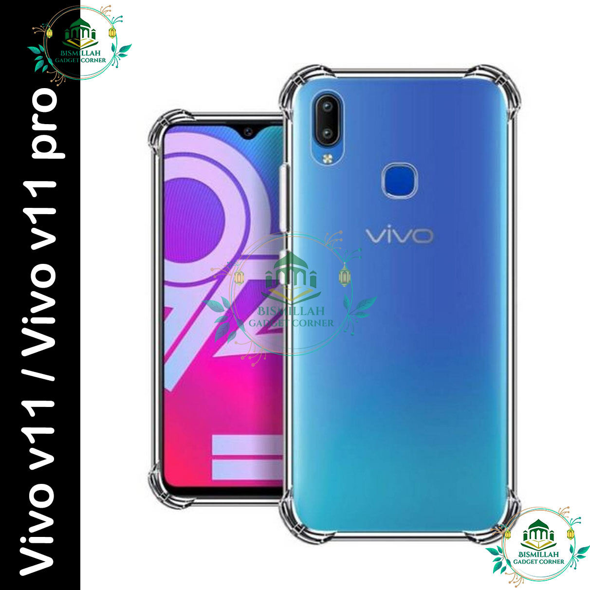 Vivo Transparent back cover For Vivo v11 / Vivo v11 pro Luxury transparent Protect Back Cover Soft Case Case & Cover Price in Bangladesh - Mobile.com.bd