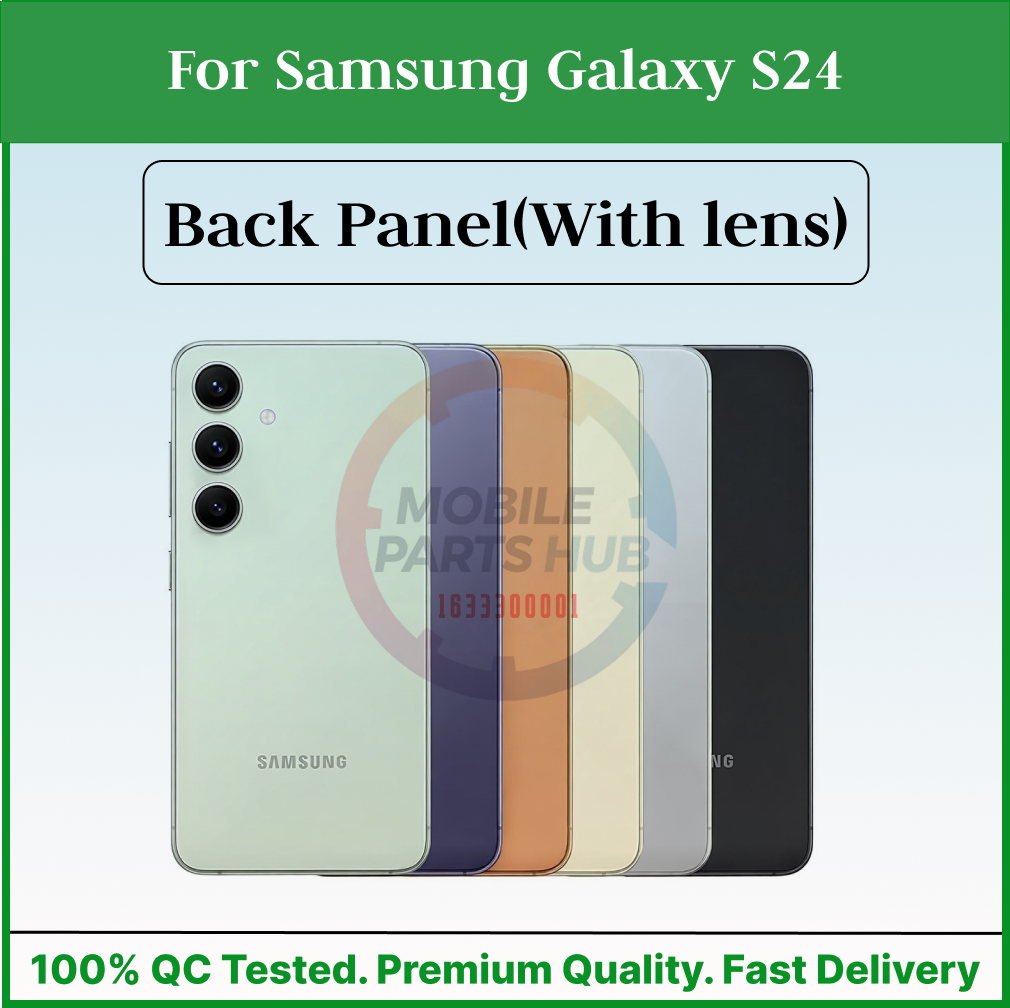 For Samsung Galaxy S24 Back Panel/Backshell/ Casing +Camera Lens With Logo-All Colors Available Mobile Parts & Accessories Price in Bangladesh - Mobile.com.bd
