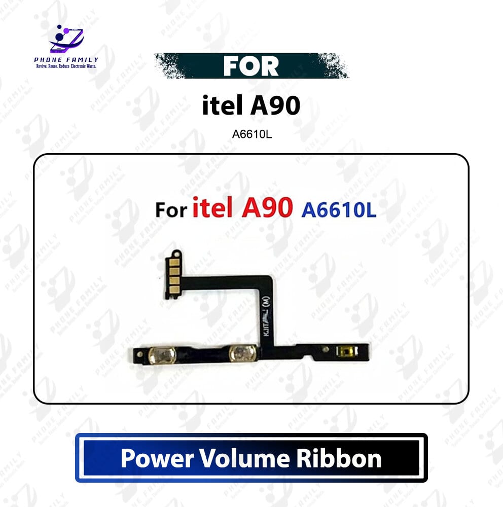 itel A90 Power On Off Switch Button Side Volume Up Down Buttons Flex Cable Replacement Repair Part For A6610L Other Parts Price in Bangladesh - Mobile.com.bd