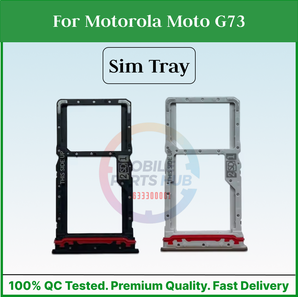 For Motorola Moto G73 Sim Tray Micro SD Card Slot with Sim Ejector Pin Replacement Parts Mobile Parts & Accessories Price in Bangladesh - Mobile.com.bd