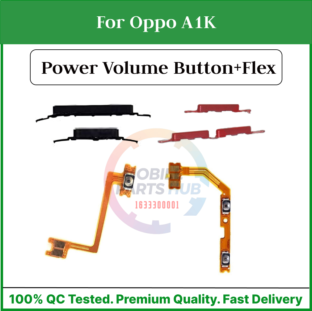 Oppo A1K Power on / off Switch Button Side Volume Up Down Buttons +Flex Cable Replacement Parts Mobile Parts & Accessories Price in Bangladesh - Mobile.com.bd