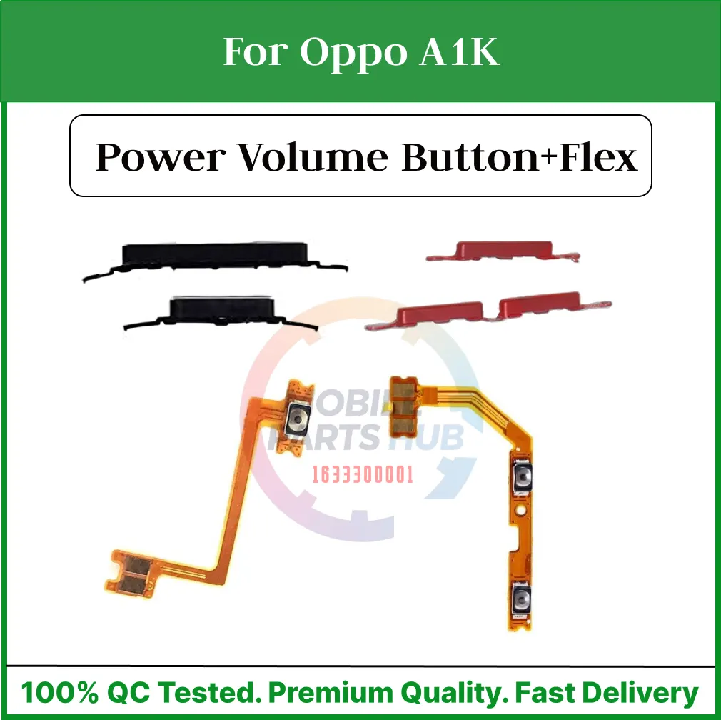 Oppo A1K Power on / off Switch Button Side Volume Up Down Buttons +Flex Cable Replacement Parts Flex Cables Price in Bangladesh - Mobile.com.bd