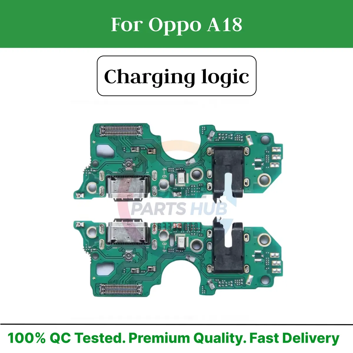 Charging Logic Board For Oppo A18 Charging Port USB Plug PCB Dock Connector Spare parts Charging Port Parts Price in Bangladesh - Mobile.com.bd