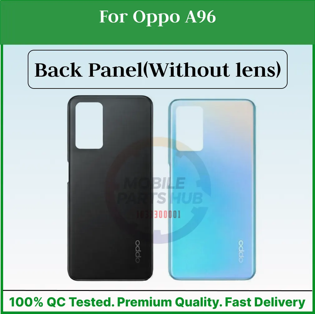 Oppo A96 Back Panel/Backshell/ Casing + Without Camera Lens + Side Buttons With Logo-All Colors Available Back Panels & Housings Price in Bangladesh - Mobile.com.bd