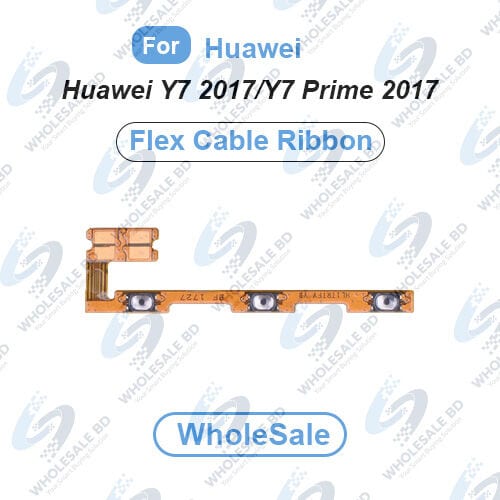 Huawei Y7 2017/Y7 Prime 2017 On/Off Switch Button Side Volume Up Down Buttons Flex Cable Replacement Parts (Wholesale) - Price in Bangladesh