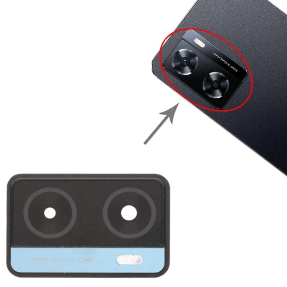 OnePlus Nord N20 SE Back Camera Glass Lens With Frame Replacement Parts Main Camera Glass (not Protector) Price in Bangladesh - Mobile.com.bd