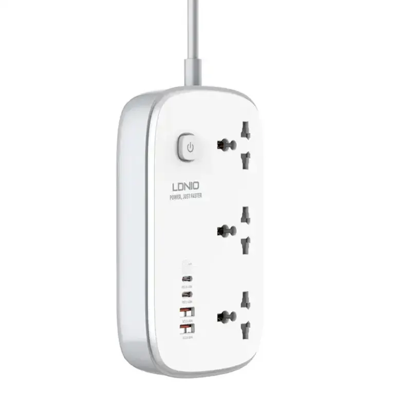 LDNIO SC3416 65W 3 Sockets Power Strip - Price in Bangladesh