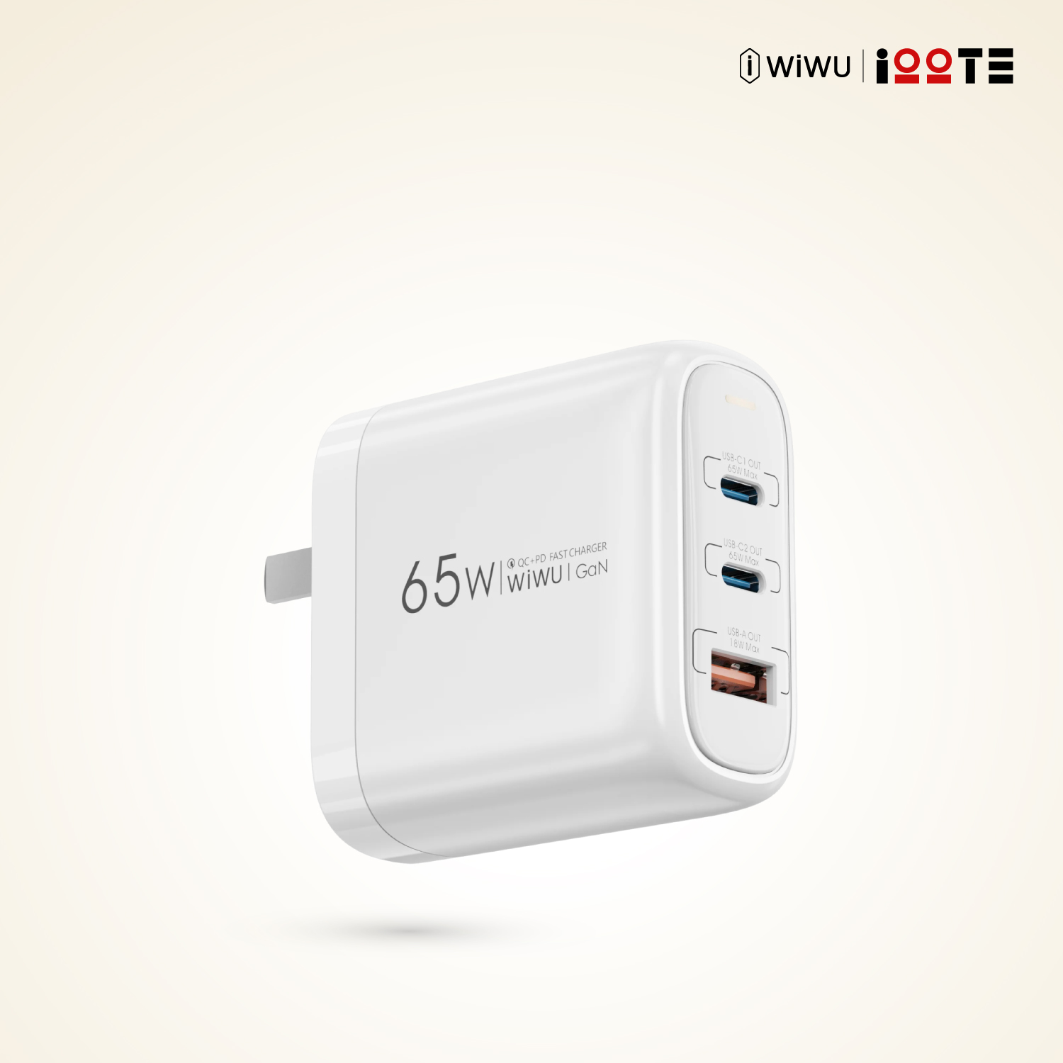 WIWU WI-U024 Ark GaN 65W QC & PD Multi Port Power Cable & Adapters Price in Bangladesh - Mobile.com.bd