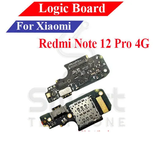 Charging Logic Board For Xiaomi Redmi Note 12 Pro 4G Charging Port For USB Plug PCB Dock Connector Replacement Parts Charging Port Parts Price in Bangladesh - Mobile.com.bd