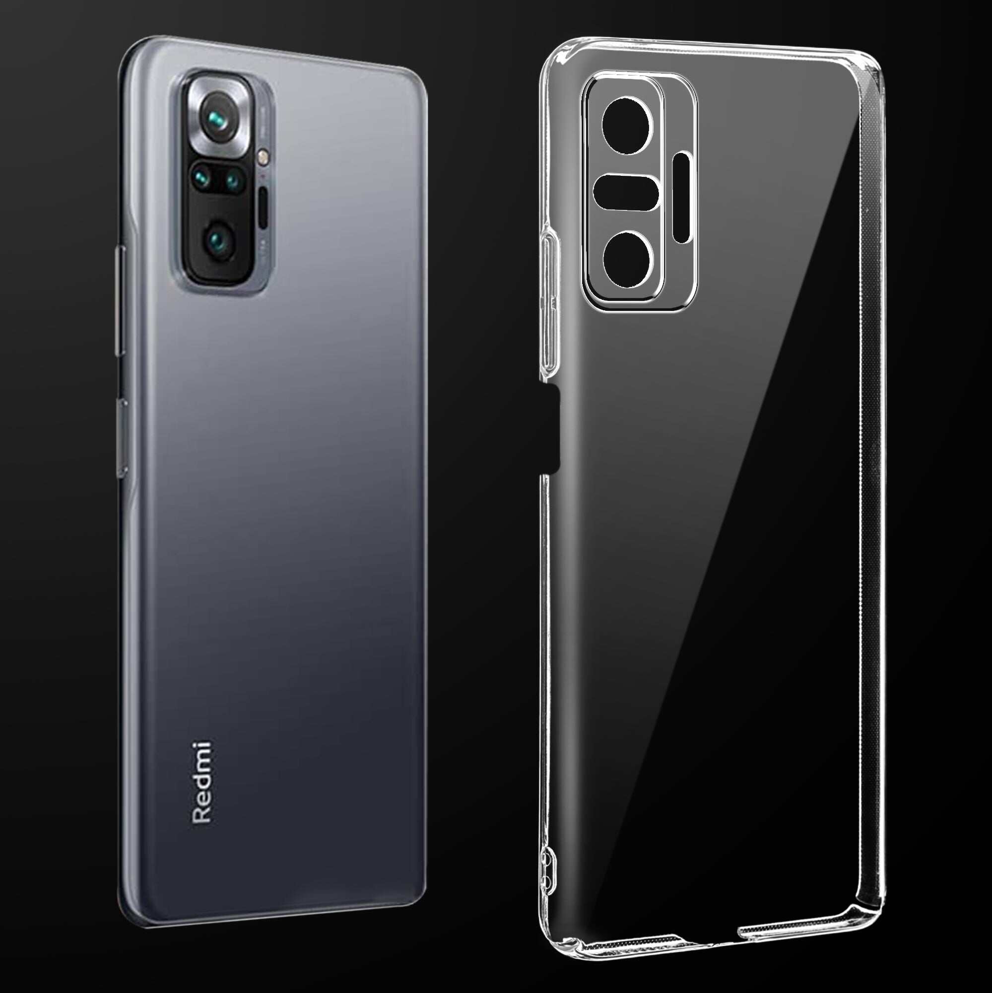 Anti Yellow Clear Back Cover Case for REDMI NOTE 10 PRO MAX With Full Camera Protection