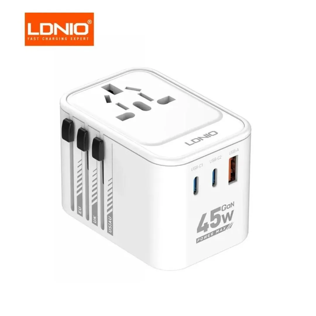 Ldnio Z8 45W Universal Travel Adapter Chargers Adapters Price in Bangladesh - Mobile.com.bd