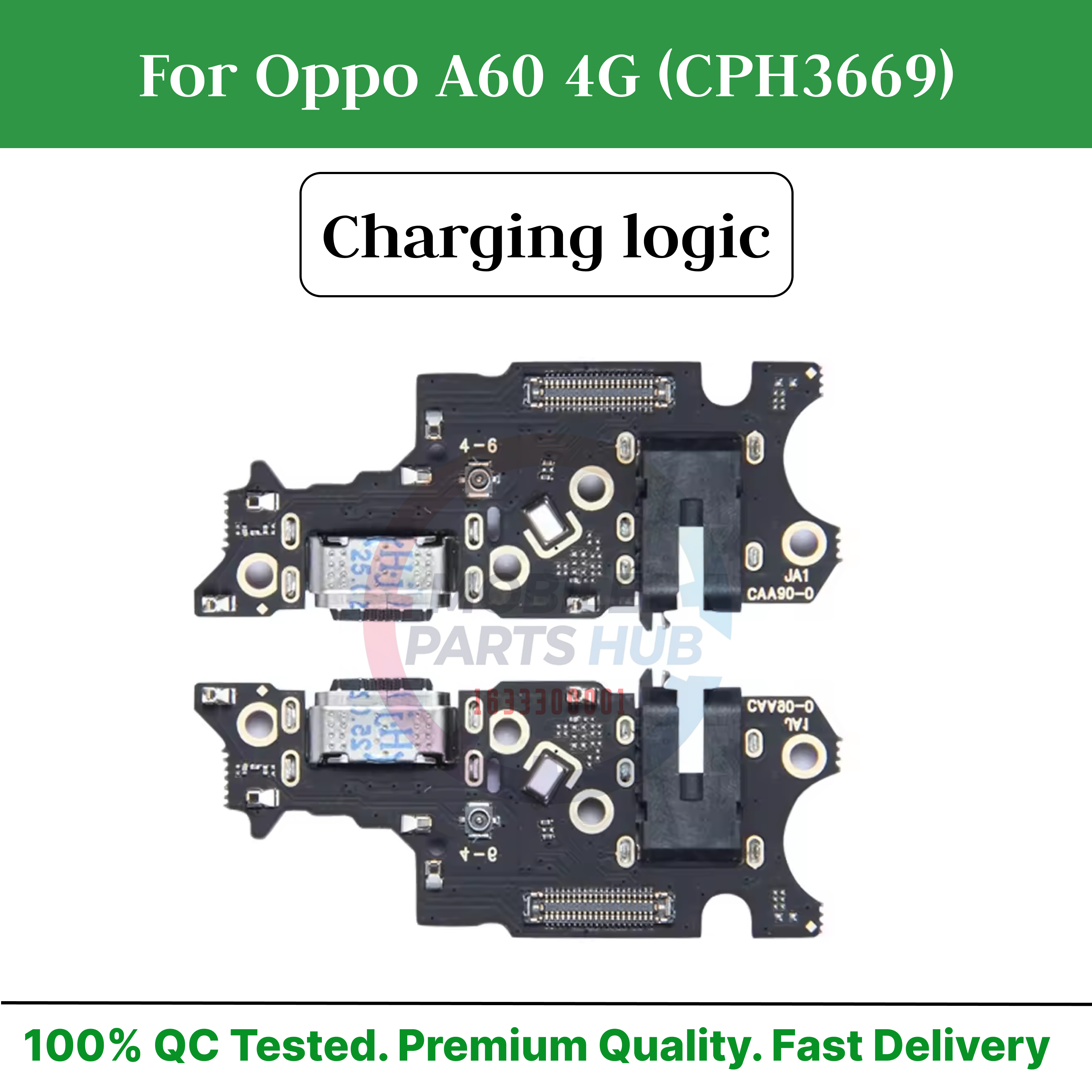 Charging Logic Board For Oppo A60 4G (CPH3669) Charging Port USB Plug PCB Dock Connector Spare parts Mobile Parts & Accessories Price in Bangladesh - Mobile.com.bd