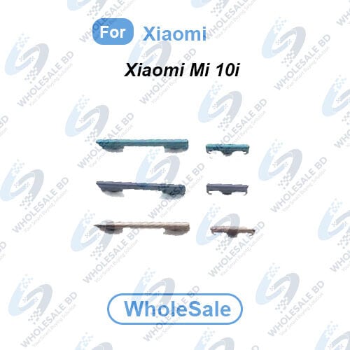Power Volume Out Side Key Side Button For Xiaomi Mi 10i External Volume Button + Power ON OFF (Wholesale) Power Volume Flex Price in Bangladesh - Mobile.com.bd