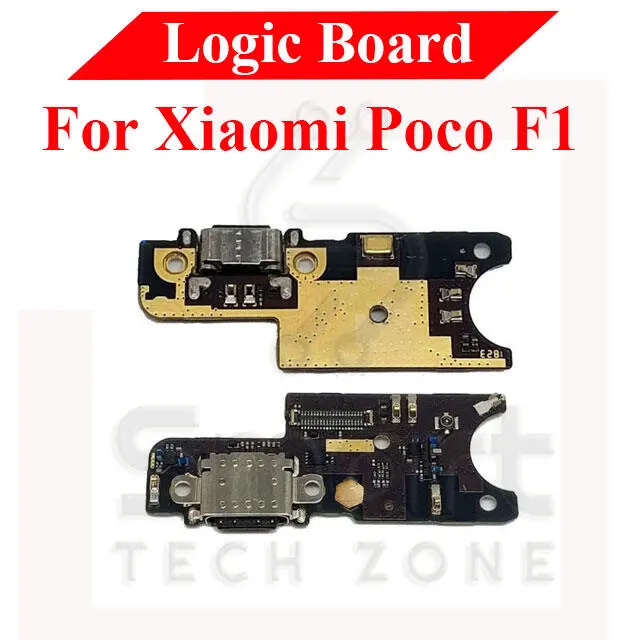 Charging Logic Board For Xiaomi Poco F1 Charging Port USB Plug PCB Dock Connector Spare parts Charging Port Parts Price in Bangladesh - Mobile.com.bd