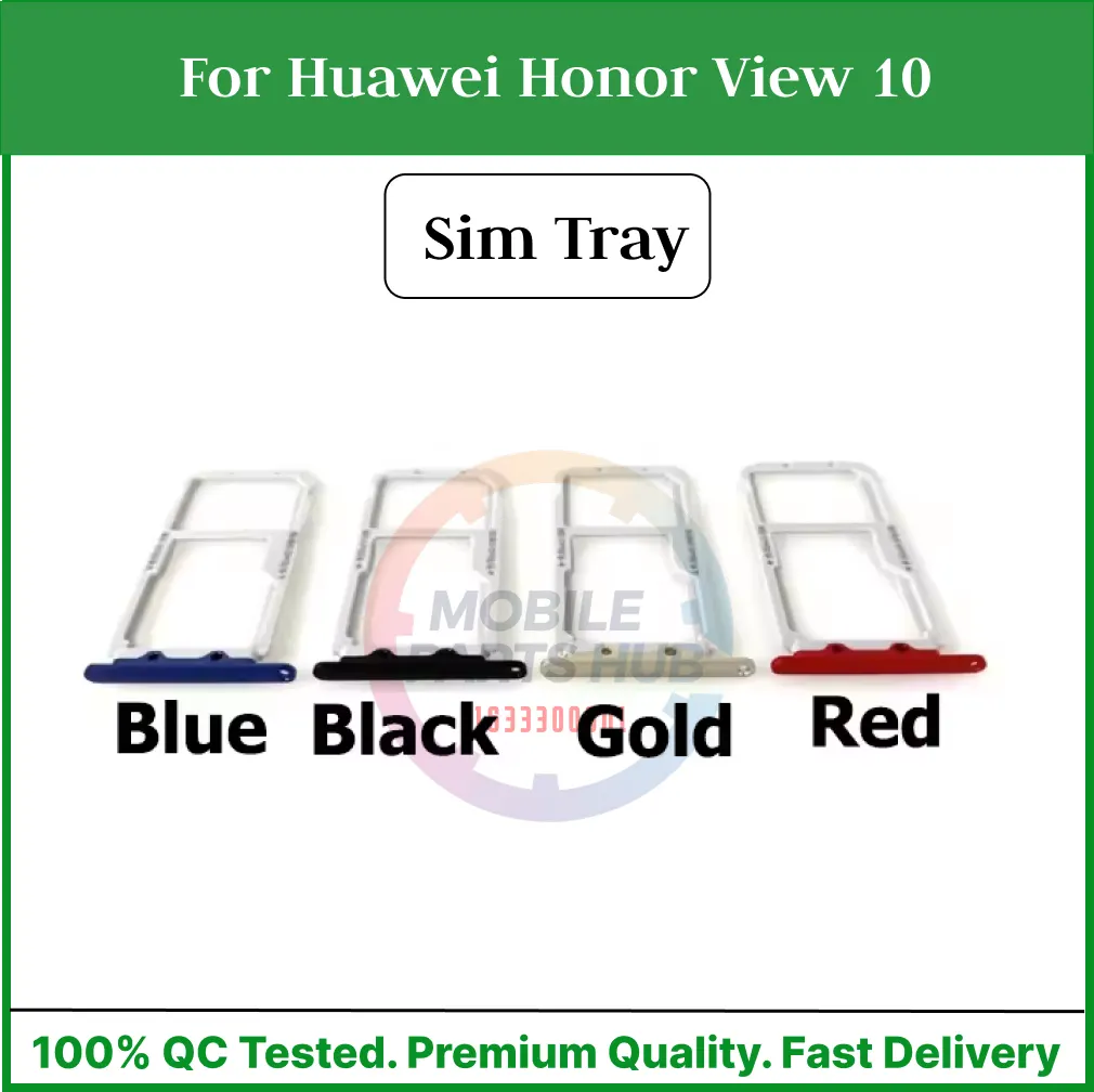  Huawei Honor View 10 Sim Tray Micro SD Card Slot with Sim Ejector Pin Replacement Part Sim Trays & Ejector Pins Price in Bangladesh - Mobile.com.bd