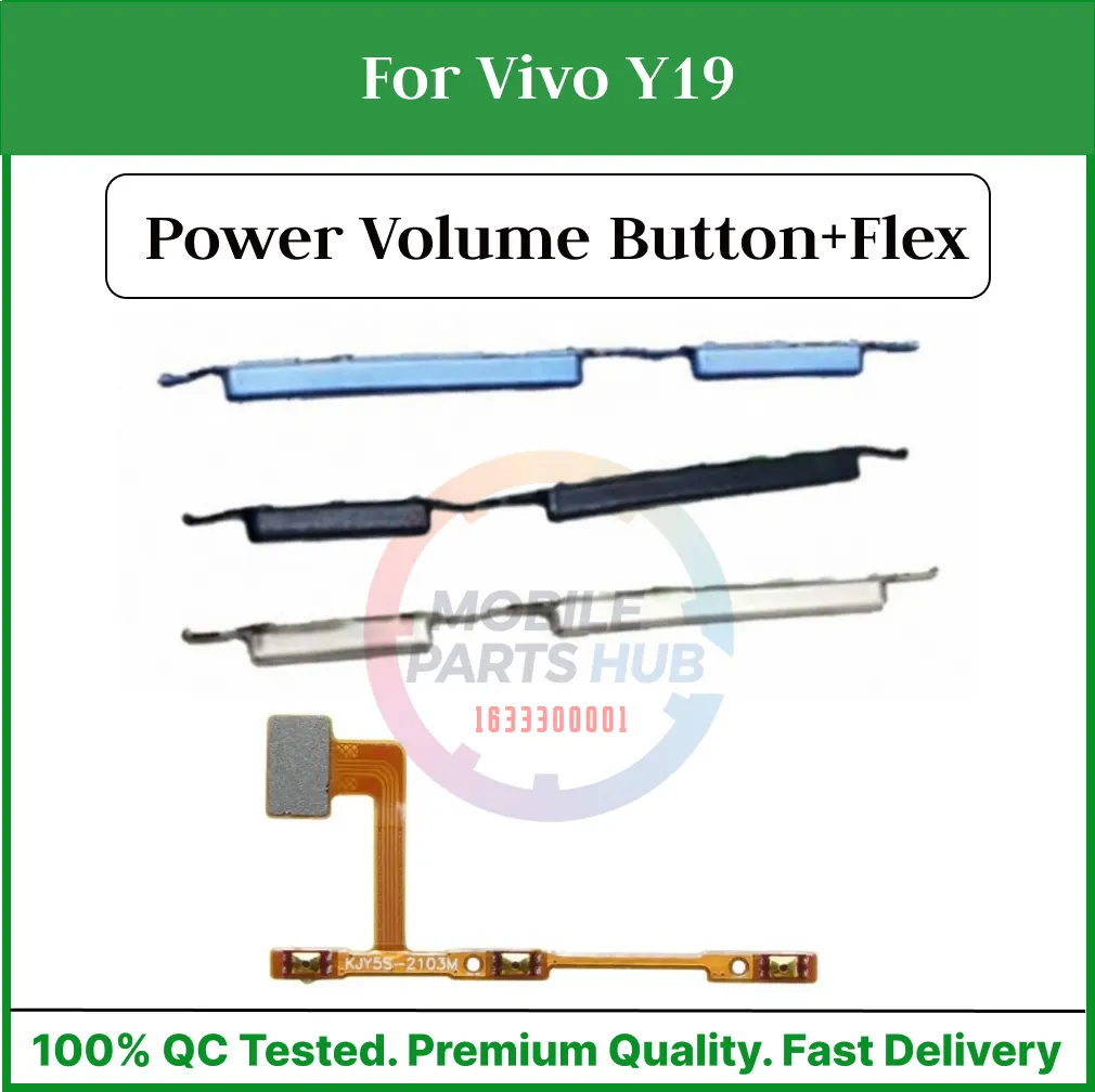 Vivo Y19 Power on / off Switch Button Side Volume Up Down Buttons +Flex Cable Replacement Parts Flex Cables Price in Bangladesh - Mobile.com.bd