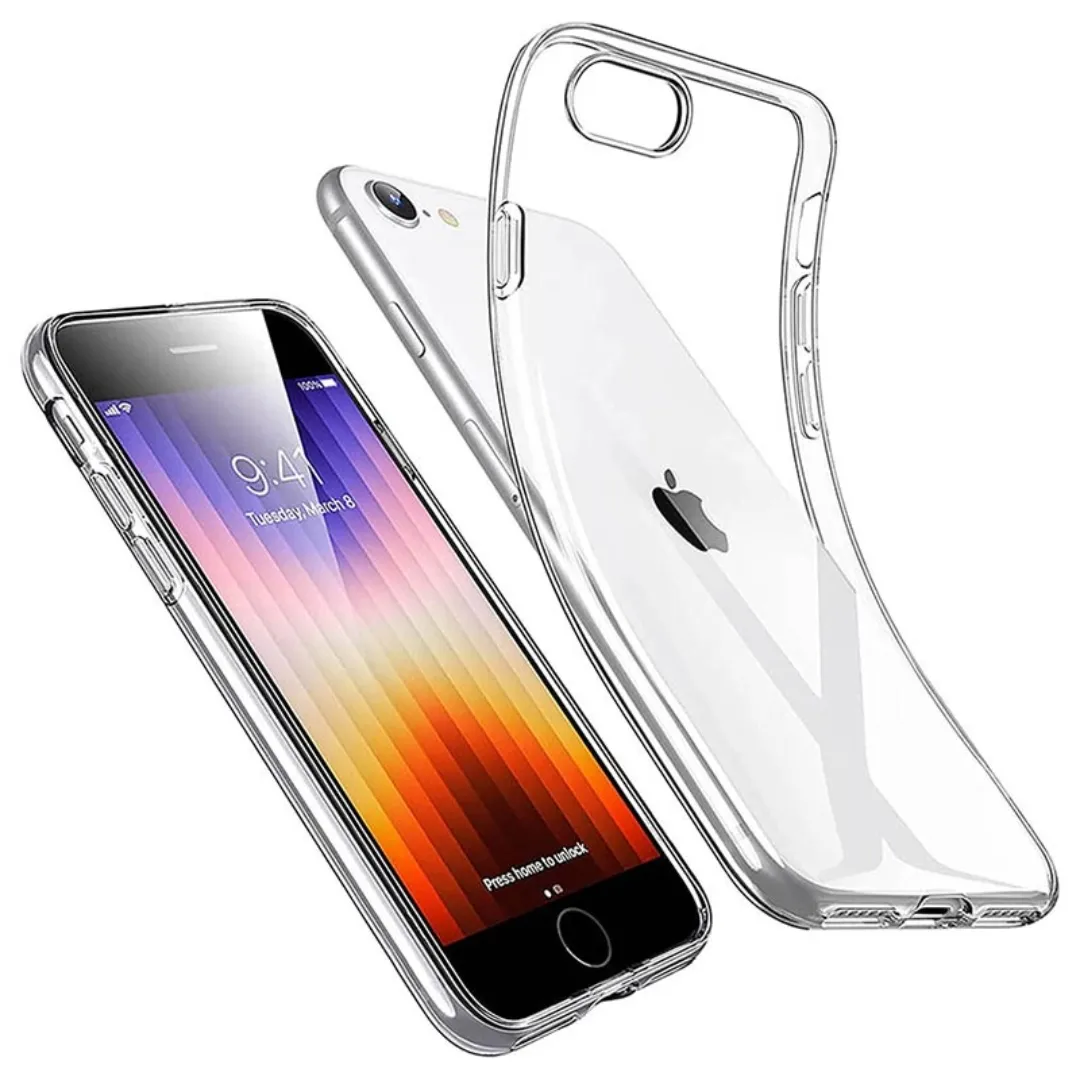 For Apple Iphone 7/8/Se 2020/Se 2022 Case Slim Fit Soft Clear Tpu Shockproof Shell Protective Cover For Apple Iphone Phone Cases & Covers Price in Bangladesh - Mobile.com.bd