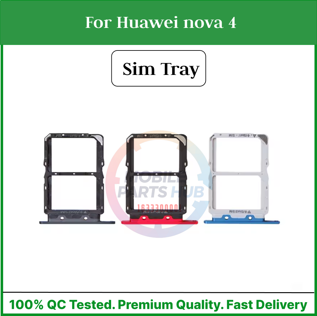 Huawei nova 4 Sim Tray Micro SD Card Slot with Sim Ejector Pin Replacement Part Mobile Parts & Accessories Price in Bangladesh - Mobile.com.bd