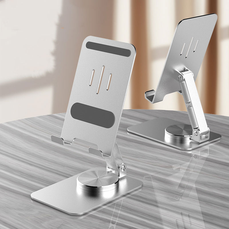 360 Degree Rotating Foldable Aluminum Mobile Stand Portable Adjustable Ergonomic Holder - Price in Bangladesh