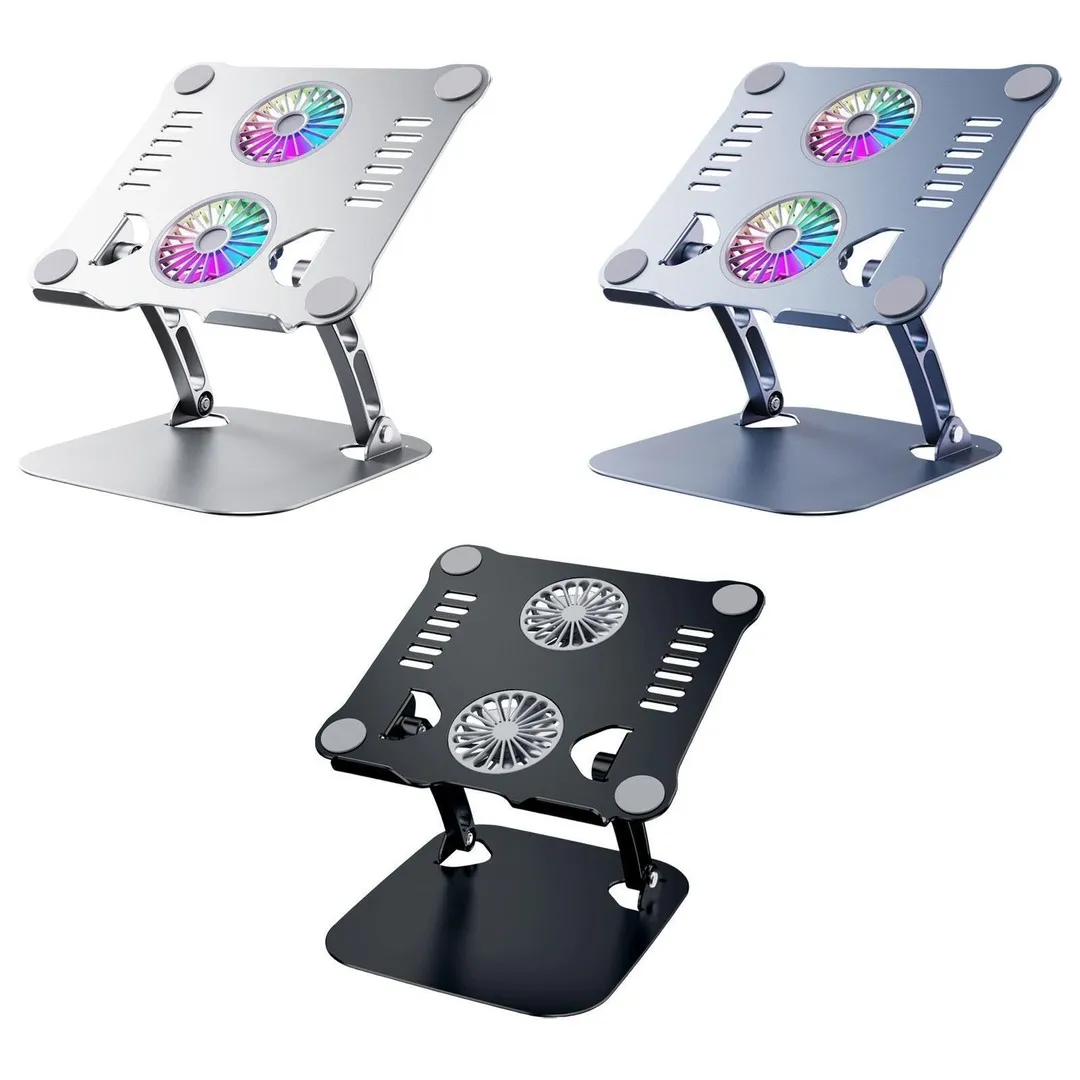 Laptop Stand V4.0 with 2 Cooling Fan Height adjustable - Price in Bangladesh