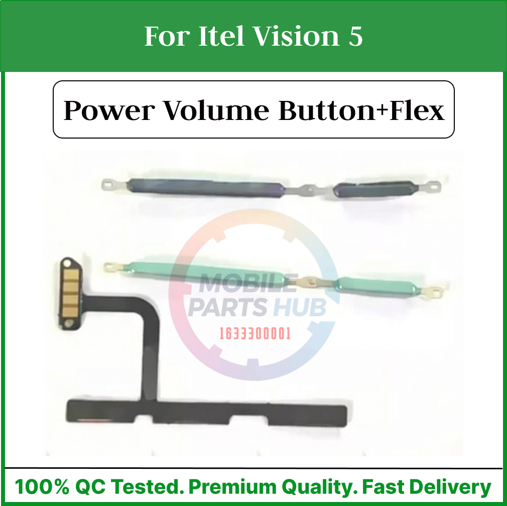 Itel Vision 5  Power on / off Switch Button Side Volume Up Down Buttons +Flex Cable Replacement Parts Mobile Parts & Accessories Price in Bangladesh - Mobile.com.bd