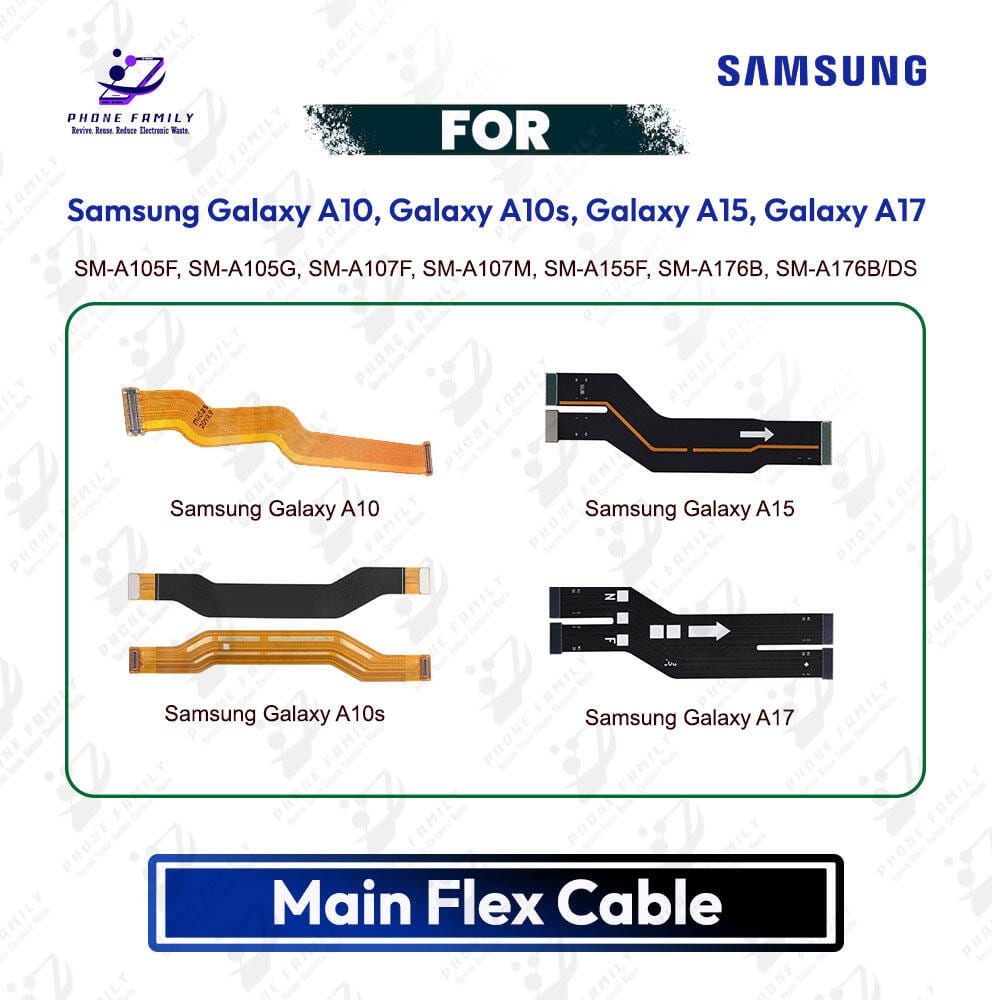 Samsung Galaxy A10, Galaxy A10s, Galaxy A15, Galaxy A17 Main Board Motherboard Connector Flex Cable PCB Board Repair Spare Part Replacement - Price in Bangladesh