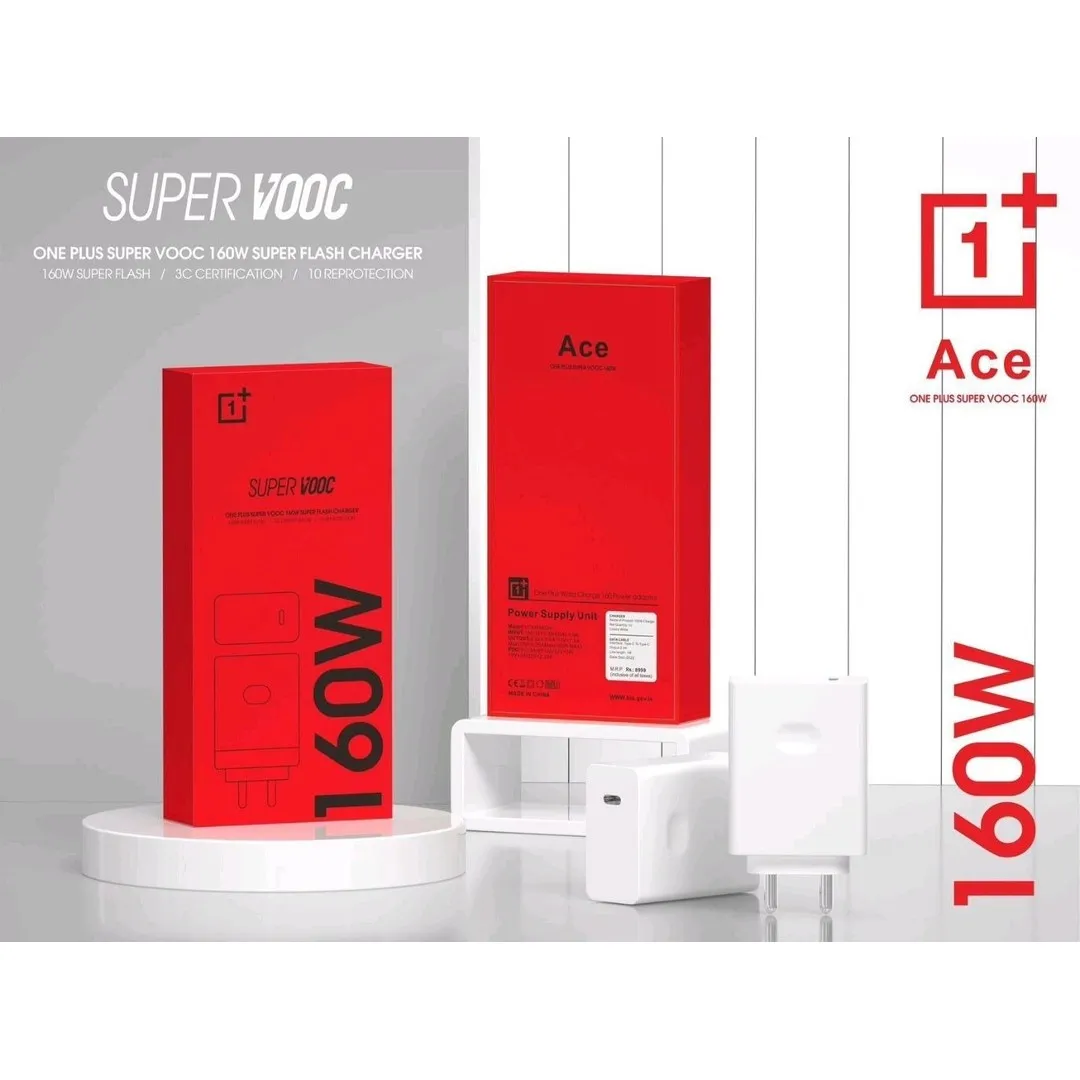 OnePlus SUPERVOOC 160W Type-C Adapter Chargers Adapters Price in Bangladesh - Mobile.com.bd