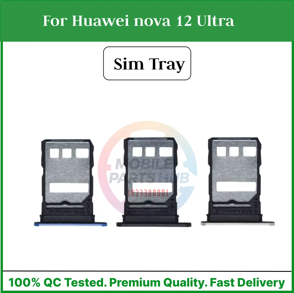 Huawei nova 12 Ultra Sim Tray Micro SD Card Slot with Sim Ejector Pin Replacement Part Sim Trays & Ejector Pins Price in Bangladesh - Mobile.com.bd