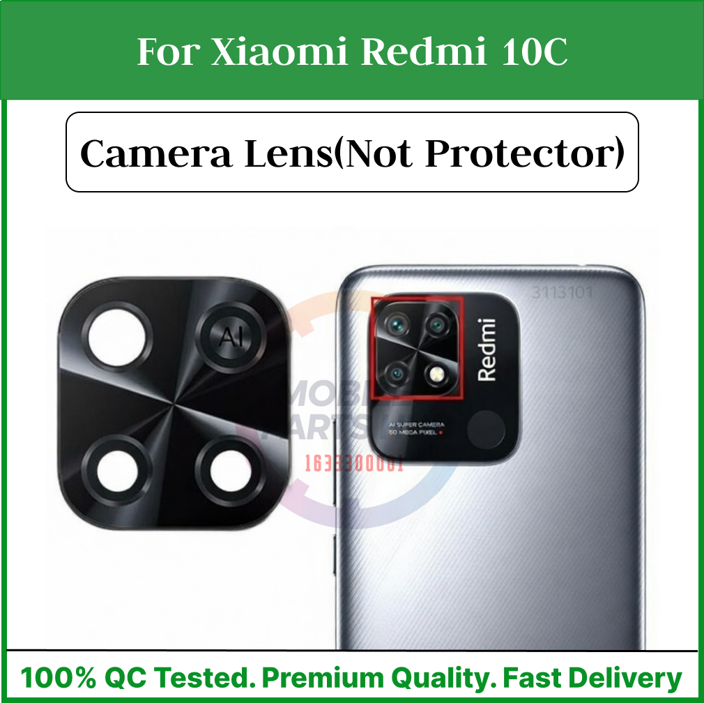 Camera Main Glass Lens for Xiaomi Redmi 10C Replacement Part (Not Tempered Camera Glass Protector) Mobile Parts & Accessories Price in Bangladesh - Mobile.com.bd