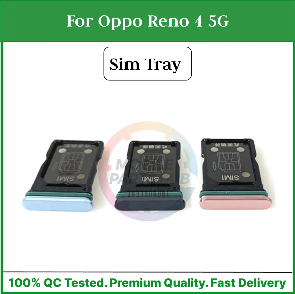 Oppo Reno 4 5G Sim Tray with Sim Ejector Pin Replacement Part Sim Trays & Ejector Pins Price in Bangladesh - Mobile.com.bd