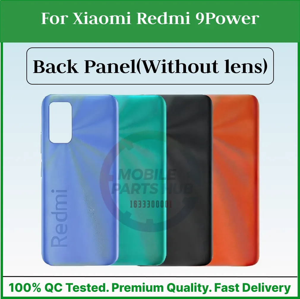 For Xiaomi Redmi 9Power Back Panel/Backshell/ Casing +Side Button With Logo-All Colors Available Back Panels & Housings Price in Bangladesh - Mobile.com.bd