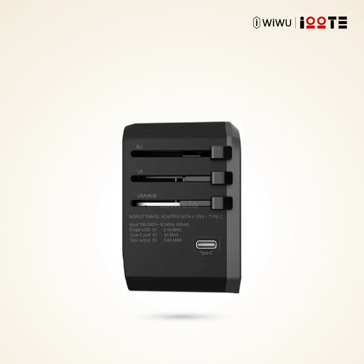 WiWU UA-304 45W 4 in 1 Universal Plug Adapter Cable & Adapters Price in Bangladesh - Mobile.com.bd