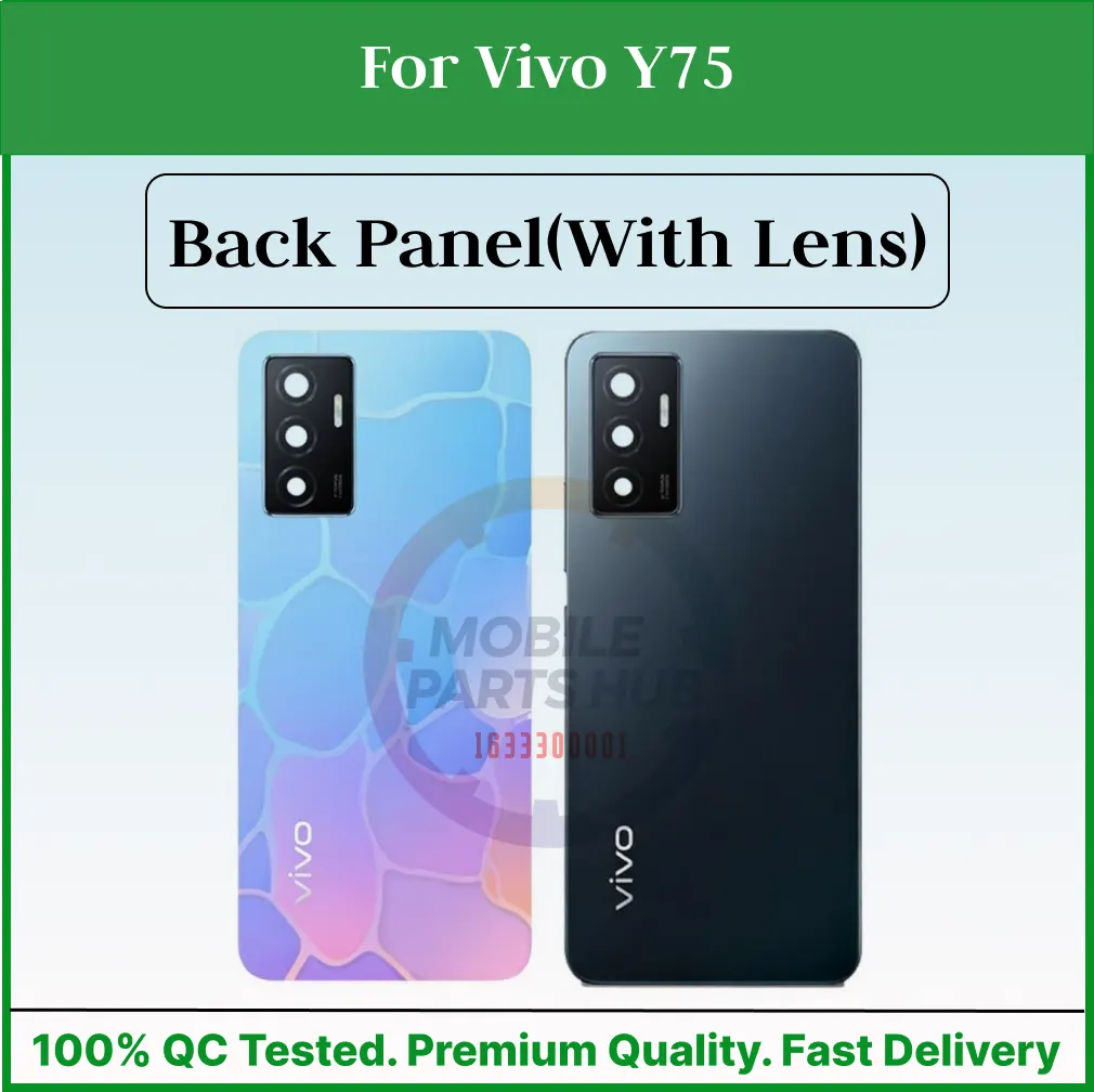 For Vivo Y75 Back Panel/Backshell/ Casing + Camera Lens With Logo-All Colors Available Back Panels & Housings Price in Bangladesh - Mobile.com.bd