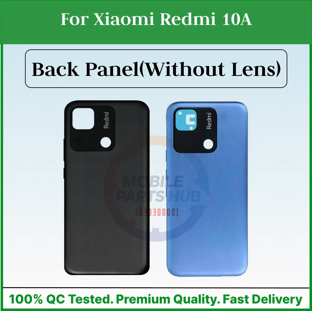 Xiaomi Redmi 10A Back Panel/Backshell/ Casing + Without Camera Lens + Side Buttons With Logo-All Colors Available Back Panels & Housings Price in Bangladesh - Mobile.com.bd
