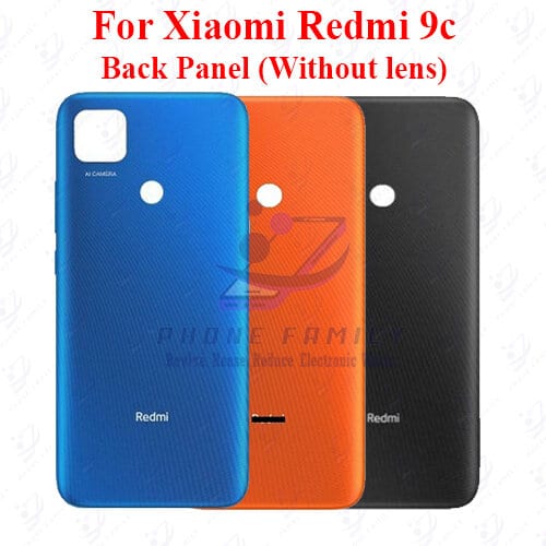 For Xiaomi Redmi 9c Back Panel/Backshell/ Casing +Side Button With Logo-All Colors Available Price in Bangladesh - Mobile.com.bd