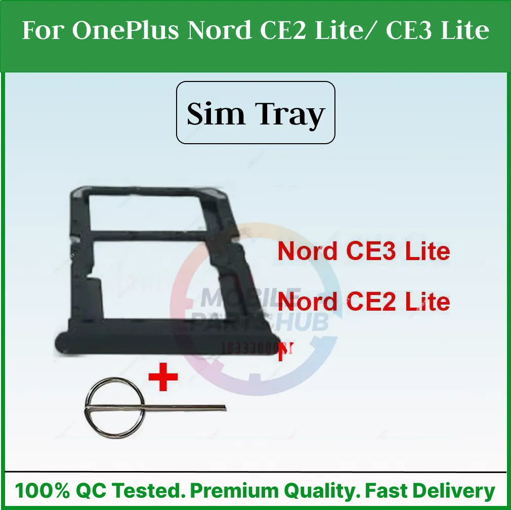 OnePlus Nord CE2 Lite/ CE3 Lite Sim Tray Micro SD Card Slot with Sim Ejector Pin Replacement Part Sim Trays & Ejector Pins Price in Bangladesh - Mobile.com.bd