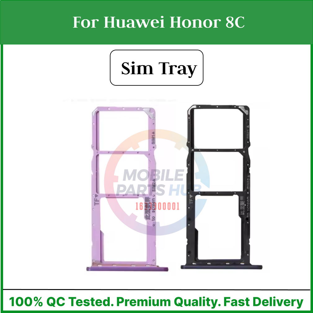 Huawei Honor 8C Sim Tray Micro SD Card Slot with Sim Ejector Pin Replacement Part Mobile Parts & Accessories Price in Bangladesh - Mobile.com.bd