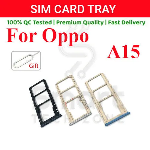Oppo A15 Sim Tray Micro SD Card Slot with Sim Ejector Pin Replacement Part Sim Trays & Ejector Pins Price in Bangladesh - Mobile.com.bd