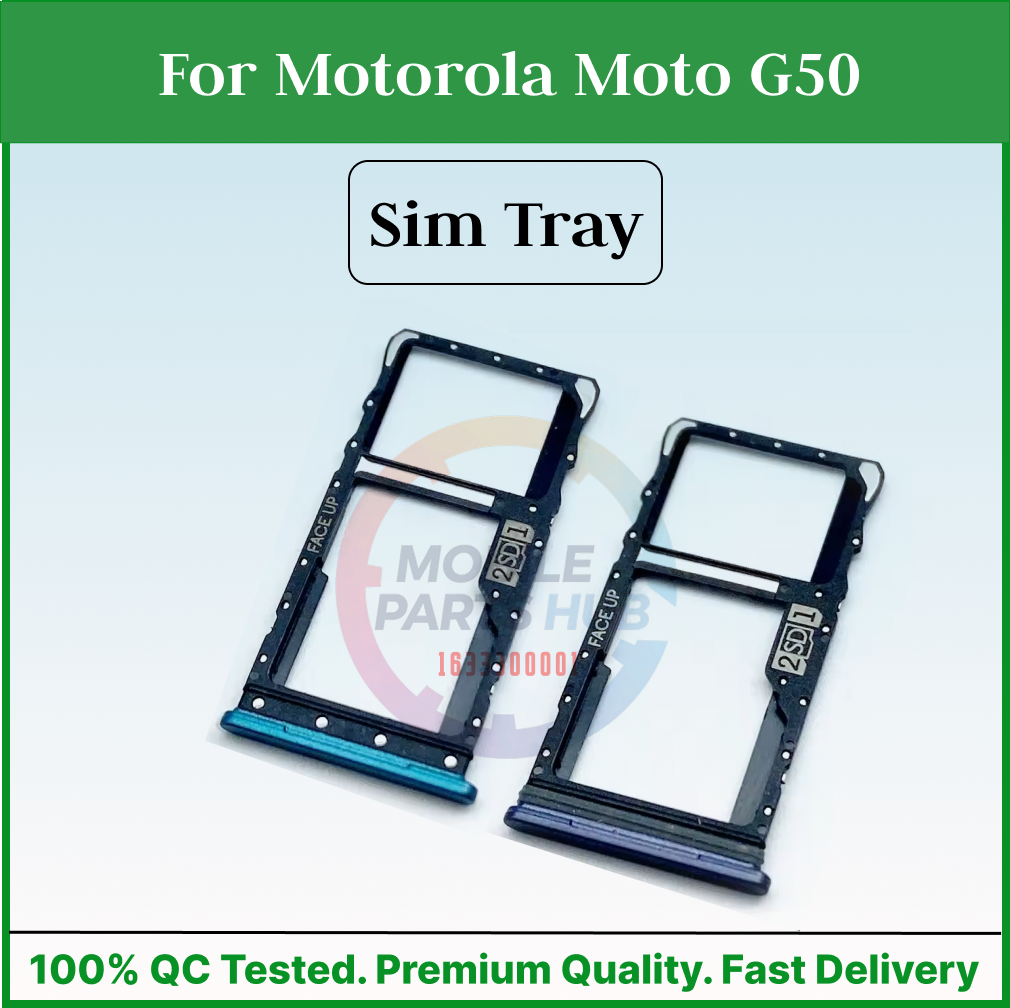 For Motorola Moto G50 Sim Tray Micro SD Card Slot with Sim Ejector Pin Replacement Parts Mobile Parts & Accessories Price in Bangladesh - Mobile.com.bd