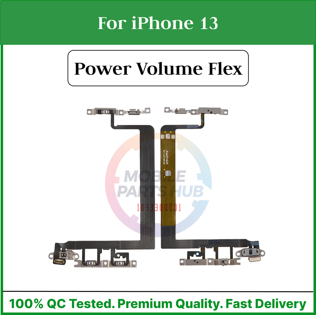 Apple iPhone 13 Power on / off Switch Button Side Volume Up Down Buttons Flex Cable Replacement Parts Mobile Parts & Accessories Price in Bangladesh - Mobile.com.bd