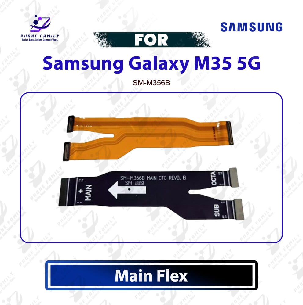 Samsung Galaxy M35 5G Main Board Motherboard Connector Flex Cable Ribbon Replacement Spare Repair Part For SM-M356B - Price in Bangladesh