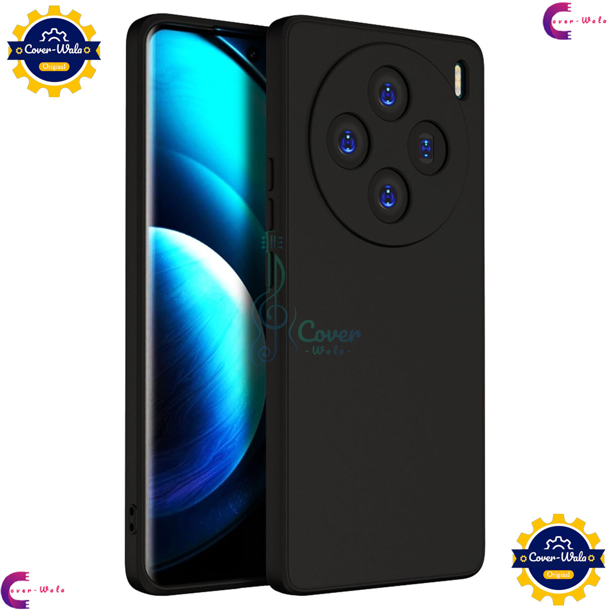 Transparent Back Clear Cover case + Xundd Protective Cover + Silicone Back Cover With Camera Protection Specially Designed For Vivo X100 5G Back Cover.