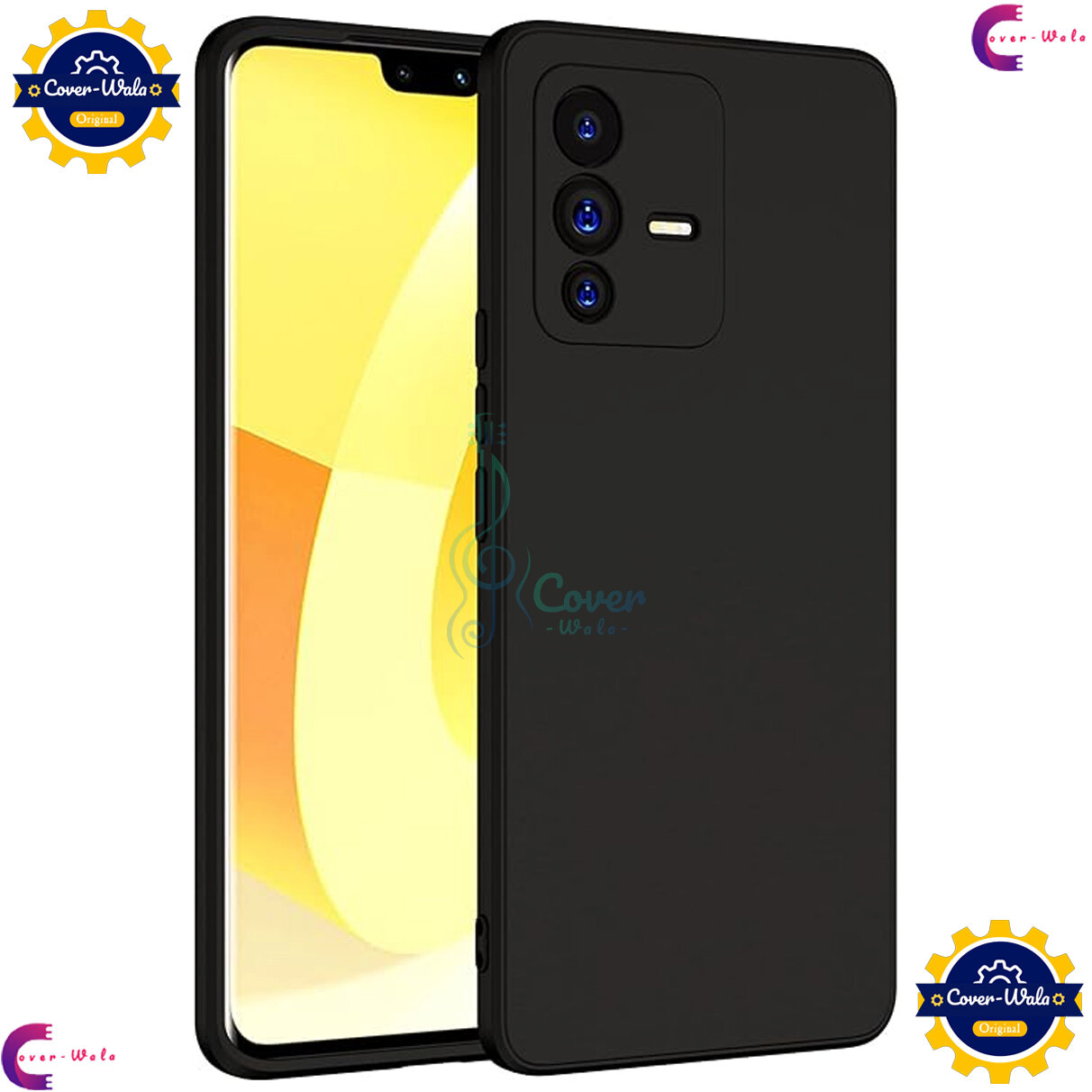Transparent Back Clear Cover case + Xundd Protective Cover + Silicone Back Cover With Camera Protection Specially Designed For vivo V23 5G / Vivo S12 5G Back Cover.