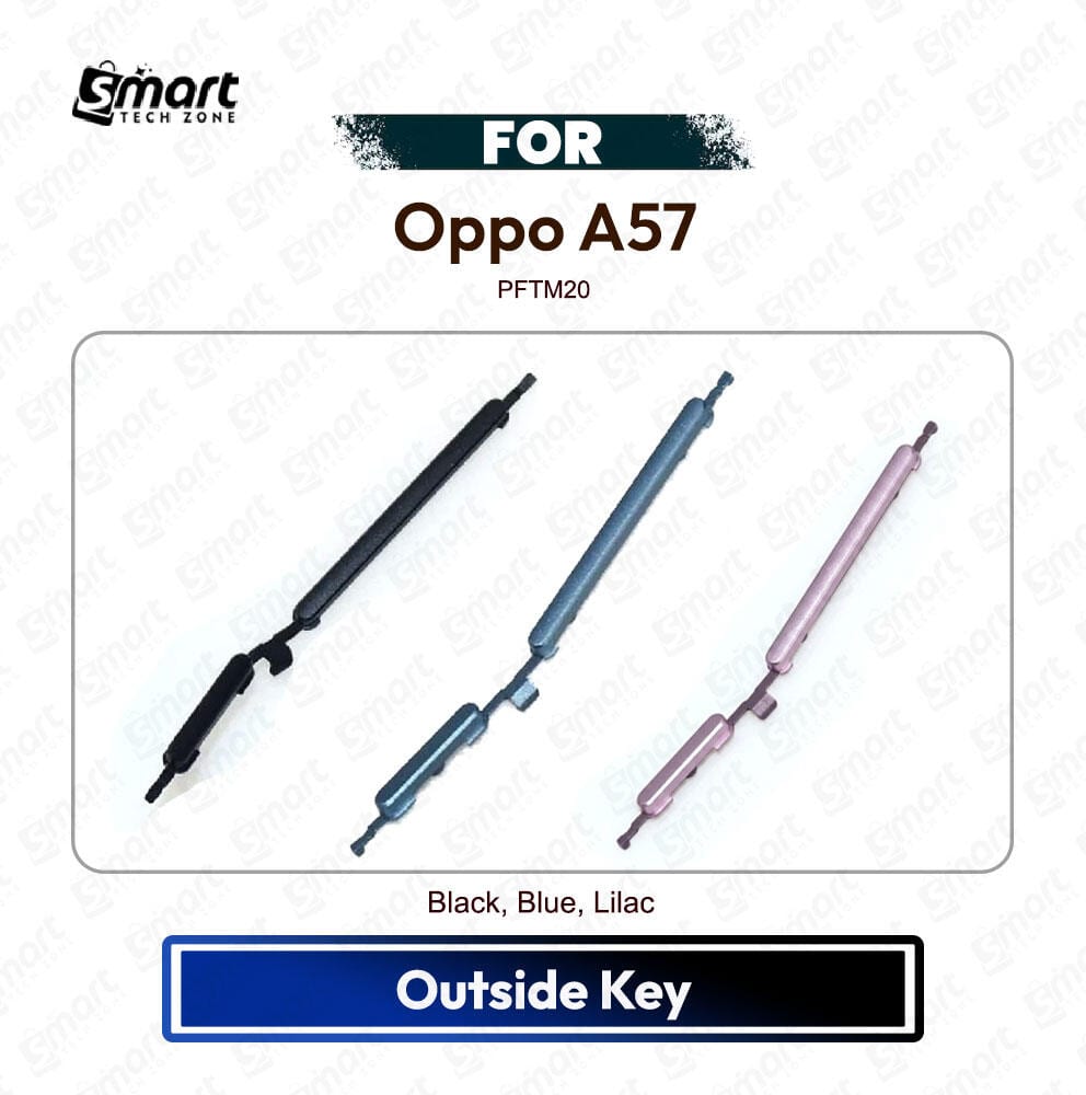 Oppo A57 On Off, Volume Up Down Button Side Key, Outside Key Replacement Repair Spare Part For PFTM20 - Price in Bangladesh