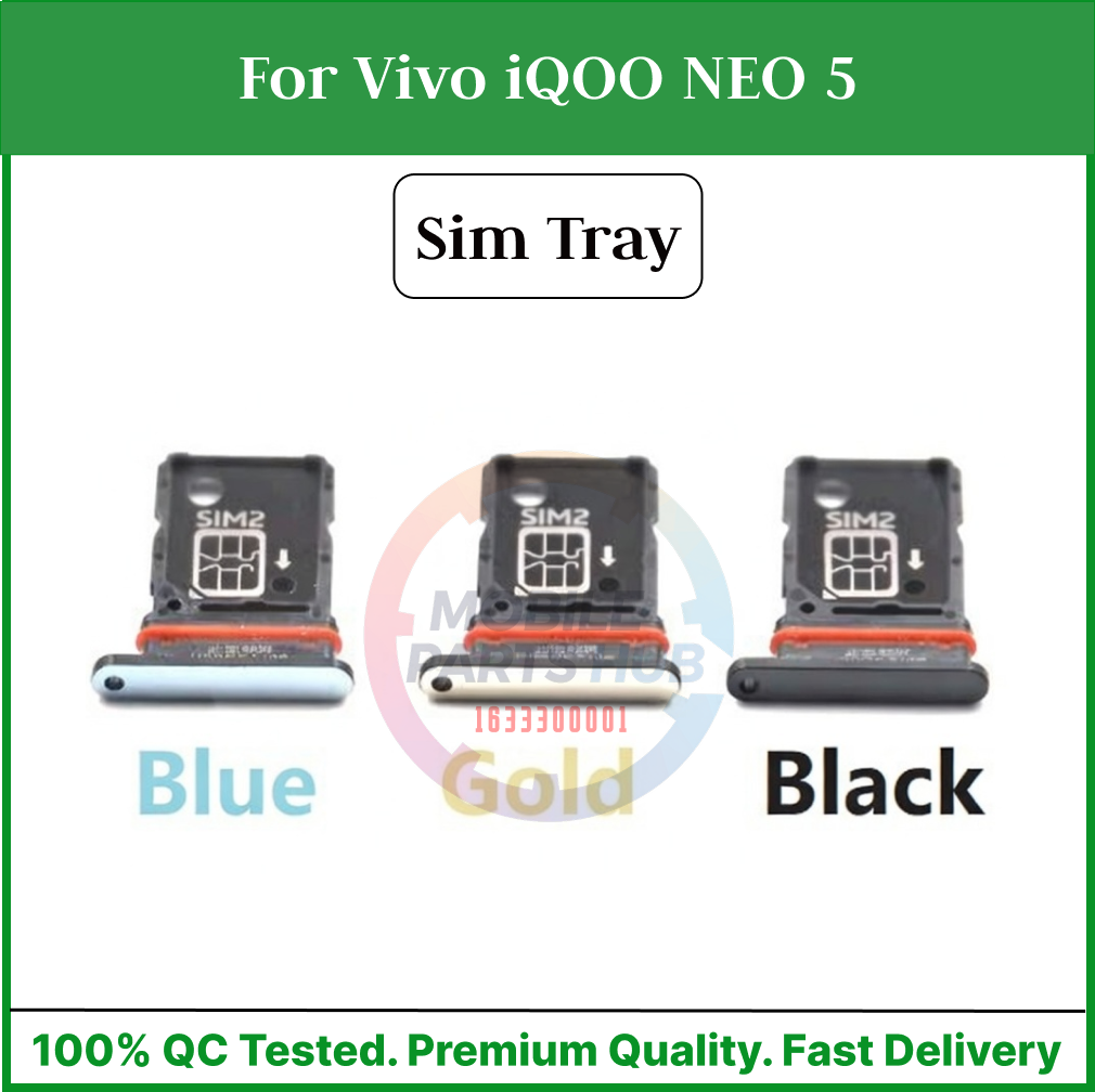 Vivo iQOO Neo 5 Sim Tray Micro SD Card Slot with Sim Ejector Pin Replacement Part Mobile Parts & Accessories Price in Bangladesh - Mobile.com.bd