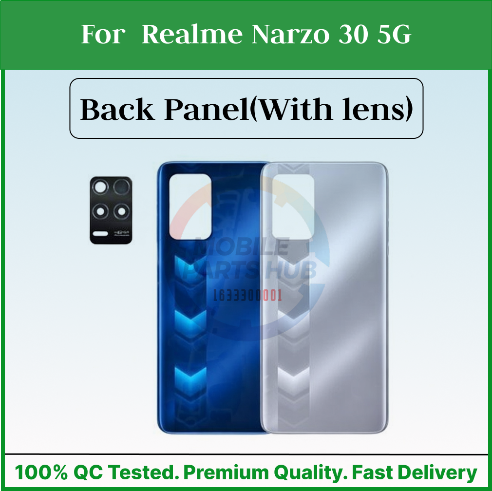 For Realme Narzo 30 5G Back Panel/Backshell/ Casing + Camera Lens With Logo-All Colors Available Mobile Parts & Accessories Price in Bangladesh - Mobile.com.bd