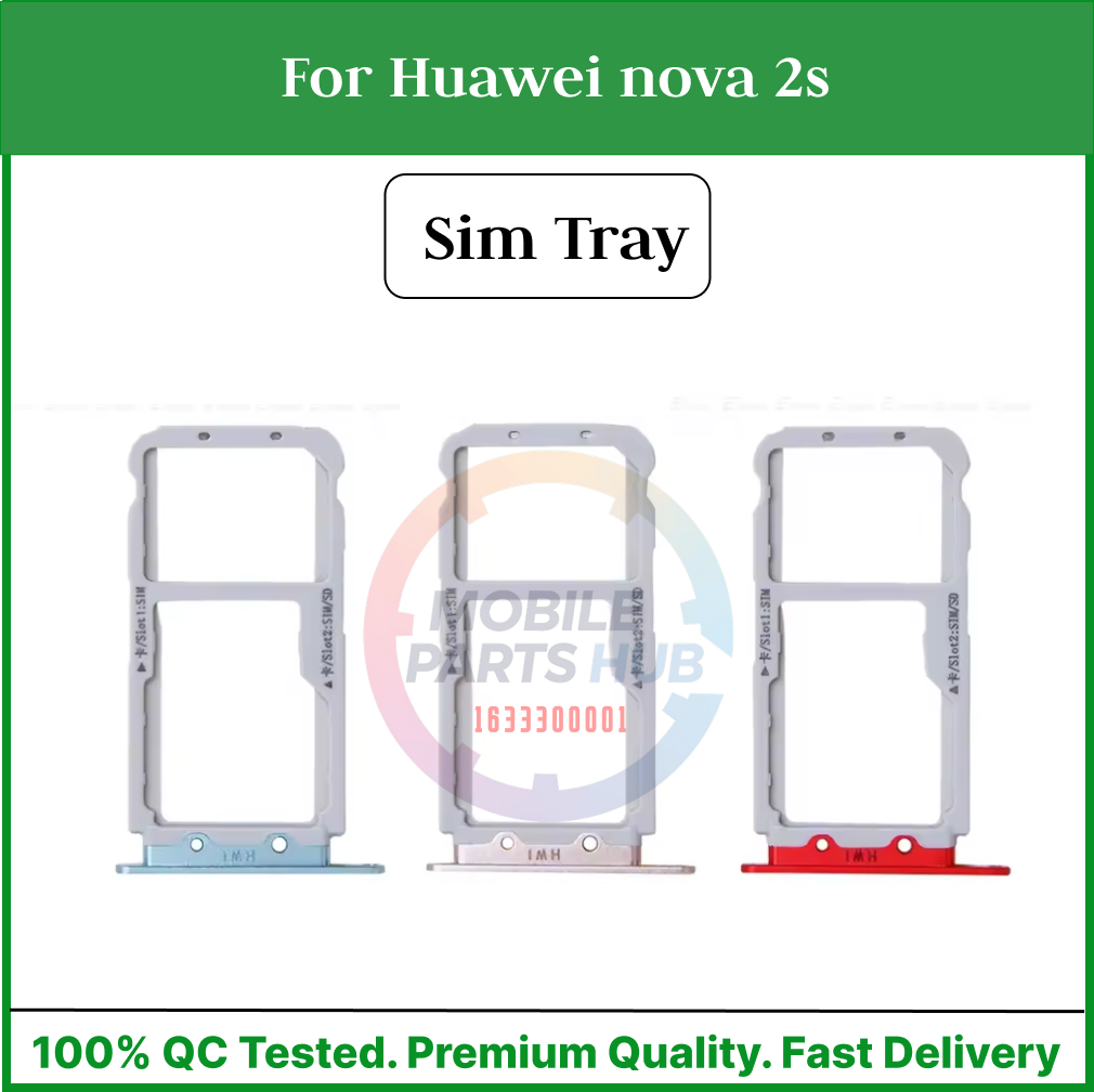 Huawei nova 2s Sim Tray Micro SD Card Slot with Sim Ejector Pin Replacement Part Mobile Parts & Accessories Price in Bangladesh - Mobile.com.bd