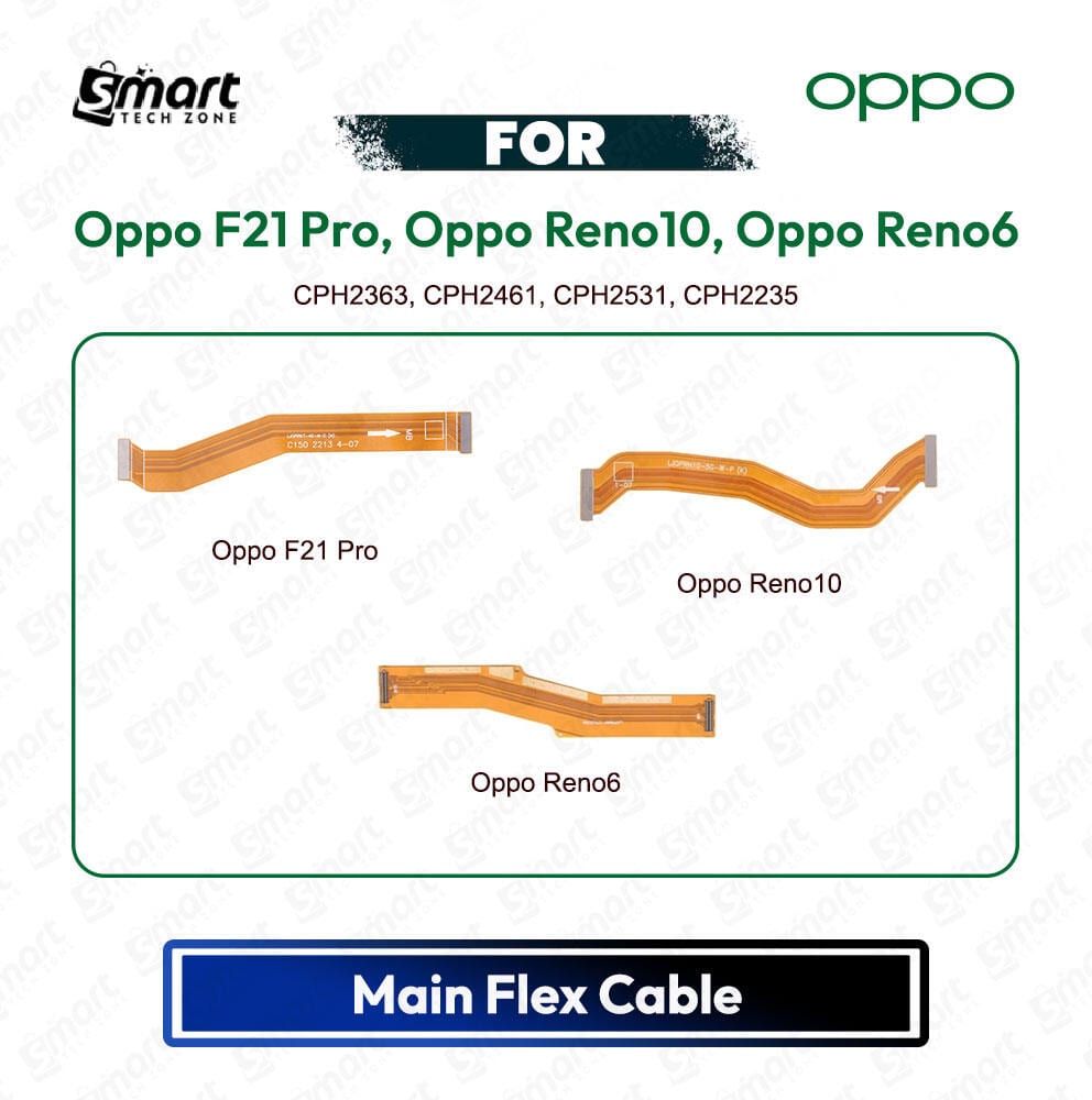 Oppo F21 Pro, Oppo Reno10, Oppo Reno6 Main Board Motherboard Connector Flex Cable PCB Board Repair Spare Part Replacement | CPH2363, CPH2461, CPH2531, CPH2235 - Price in Bangladesh