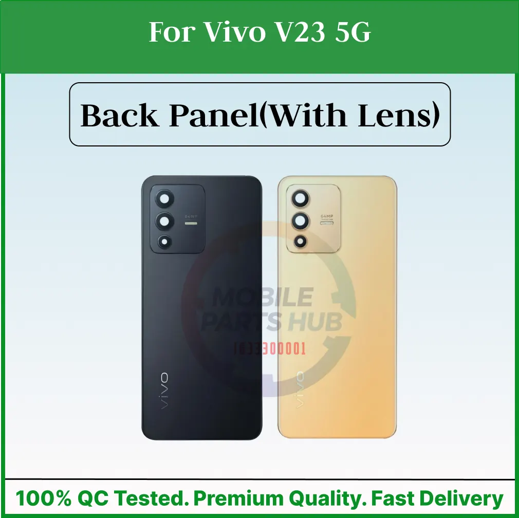 For Vivo V23 5G Back Panel/Backshell/ Casing +Camera Lens With Logo-All Colors Available - Price in Bangladesh