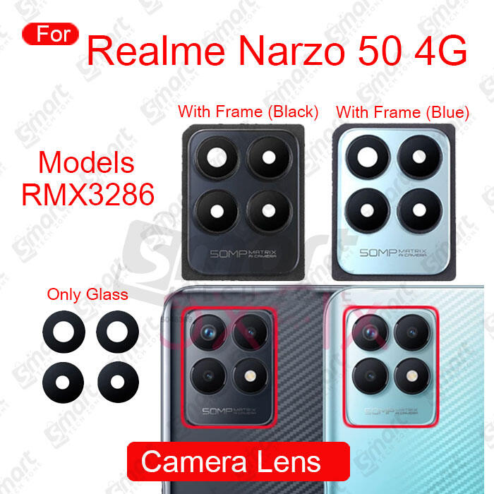 Camera Main Glass Lens for Realme Narzo 50 4G (RMX3286) Replacement Part (Not Tempered Camera Glass Protector) Replacement Parts Price in Bangladesh - Mobile.com.bd